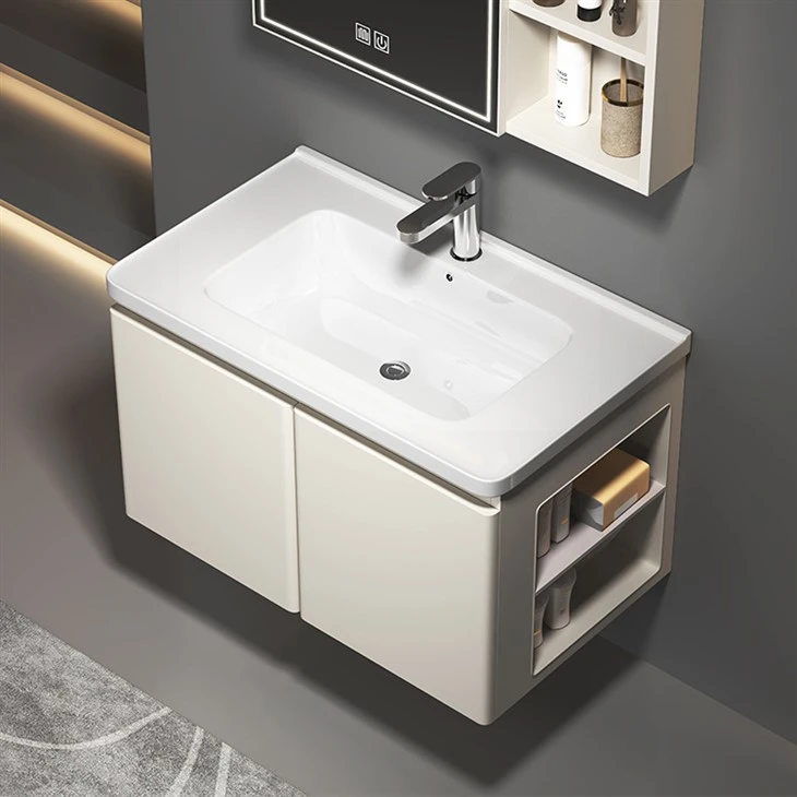 basin cabinet with mirror
