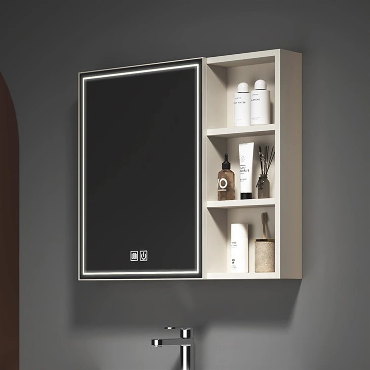 bathroom mirror cabinet with led lights